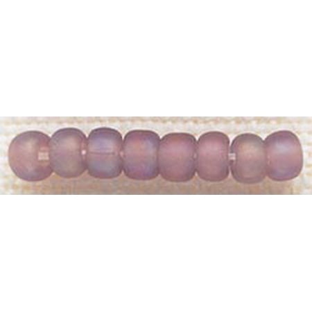 - Mill Hill Glass Beads Size 6/0 4mm 5.2g-Frosted Lilac