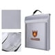 thumbnail image 3 of Cateissary Bolsa de documentos ignífuga Bolsa de almacenamiento resistente al fuego y al agua para Documentos en efectivo Joyas Pasaporte Almacenamiento y organización del hogar, 3 of 5