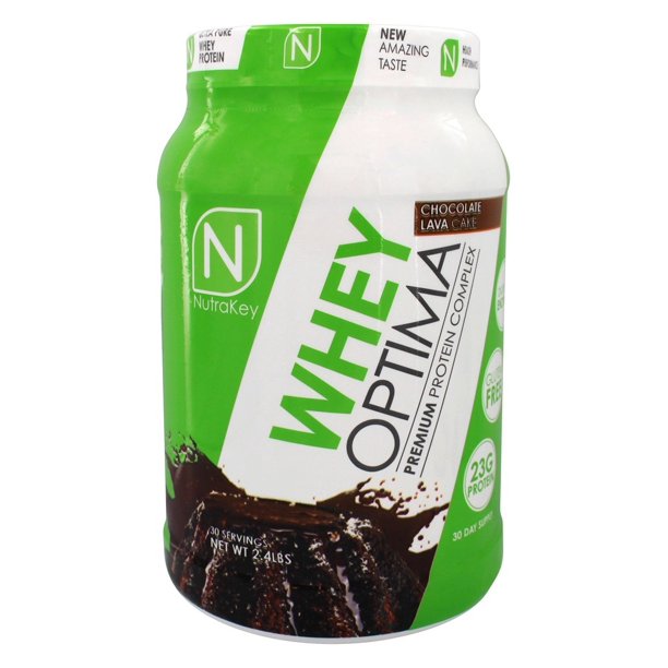 NutraKey Whey Optima Premium Protein Complex Chocolate Lava Cake 2.