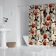 thumbnail image 2 of Classic Halloween Pattern Shower Curtain 84"x72" ,Bathroom Decorative Shower Curtains Set with 12 Hooks,Modern Waterproof Washable Shower Curtain, 2 of 6