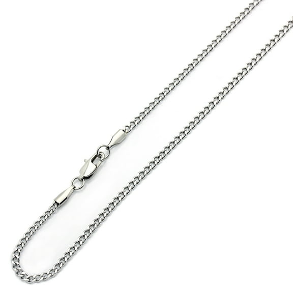 3mm Stainless Steel Chain Necklaces Cuban Link Curb Chain ( Available Length 16",18",20",24")