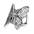 thumbnail image 2 of Exotic Wings Wild Butterfly .925 Sterling Silver Ring-8, 2 of 6