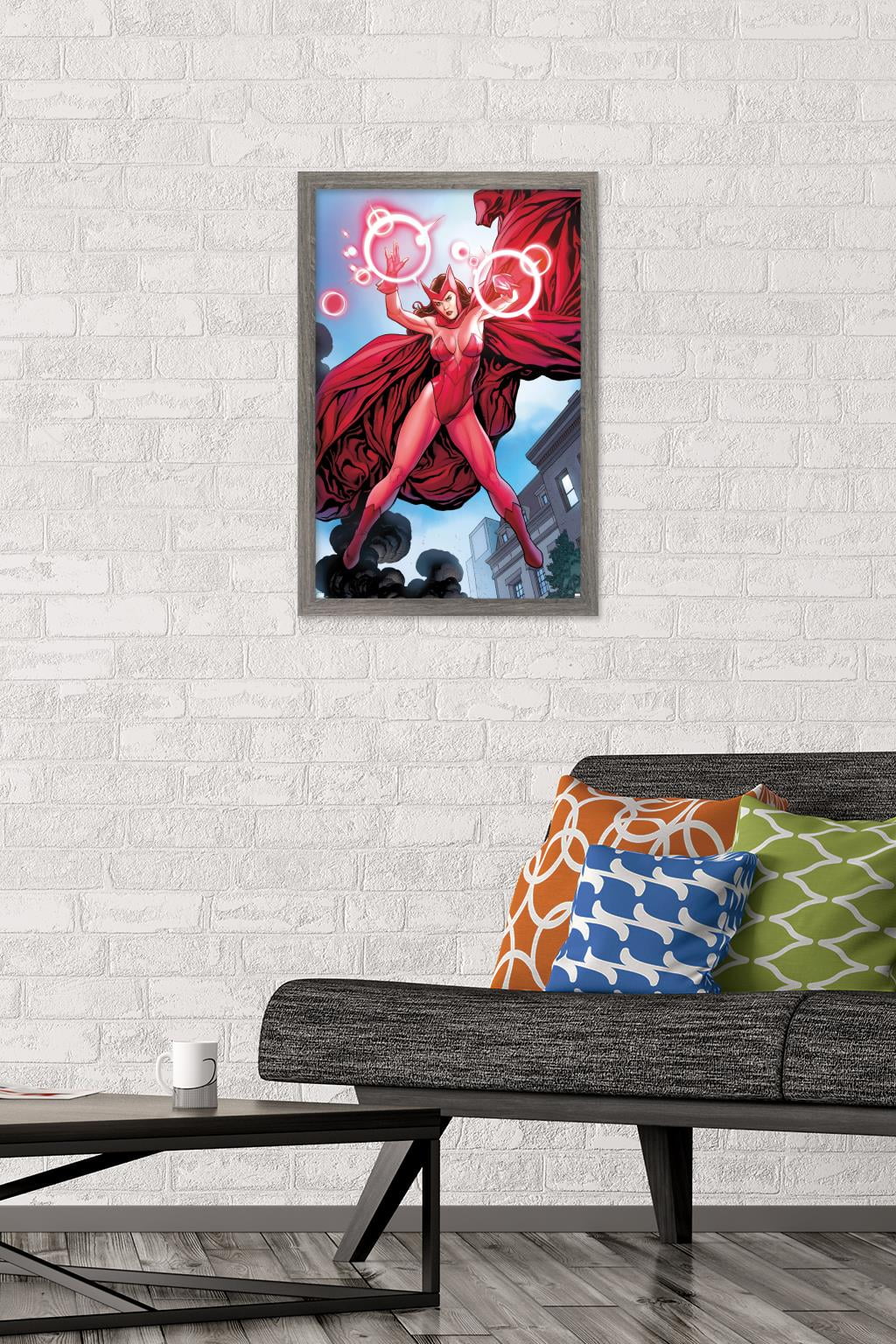 Marvel Comics - Scarlet Witch - Avengers Vs. X-Men #0 Wall Poster, 14.725" x 22.375", Framed