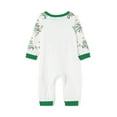 thumbnail image 6 of Elippeo Christmas Pajamas for Family Long Sleeve Tops + String Lights Print Pants Set Sleepwear, 6 of 10