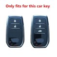 thumbnail image 2 of Car Key Case For Toyota key cover for Chr Rav4 Auris Avensis Prius Aygo Camry Corolla Land Cruiser 200 Prado Crown car key fob, 2 of 13
