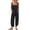 Navy, variant on Women's Casual Loose Bib Jumpsuit Wide Leg Sleeveless Pocket Overall Romper