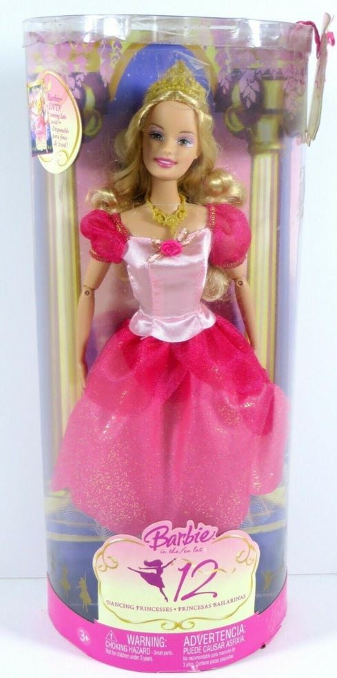 protektor Måske Grøn Barbie in The 12 Dancing Princesses Princess Genevieve Doll Mattel K4196 -  Walmart.com