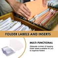 thumbnail image 4 of 50 Etiquetas para Carpetas de Archivos Colgantes con Inserciones, 2 Pulgadas B, 4 of 10