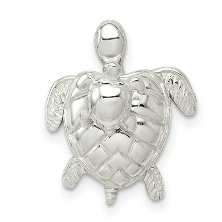 Sterling Silver Mop - 925 Sterling Silver Mother Baby Turtle Pend Necklace Pendant Charm Sea Life For Women