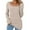 Beige, variant on IROINNID Ladies Long Sleeve T Shirts Winter Square Neck Tops Solid Regular Blouse,Army Green