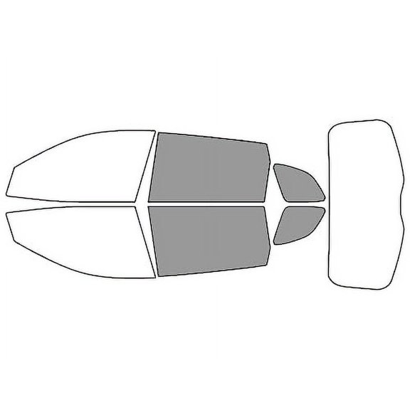 Rvinyl Car Window Pre Cut Tint Film Kit Back 50% Single Ply Fits Jeep Cherokee 2014-2023