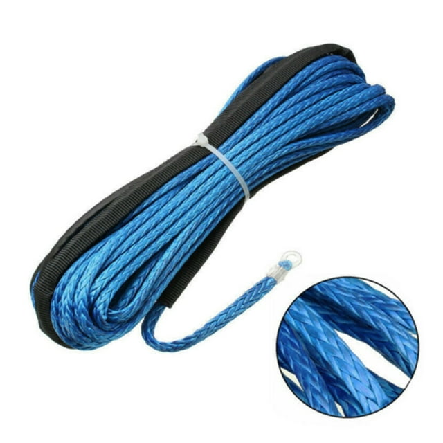 4.8MM*15M(2.5 tons) Synthetic Winch Rope Line Recovery Cable For ATV UTV Truck Boat Winch Towing Rope ,Wide Applicability