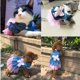 thumbnail image 5 of Vestido de mezclilla para mascotas con bonito nudo de lazo, cómodo chaleco falda, ribete de encaje, tutú, ropa de primavera para gatos y perros pequeños (pequeño) Zefei Wu 9024735047049, 5 of 5