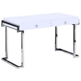 thumbnail image 1 of Best Master Juneau Modern 2-Drawer Engineered Wood Computer Desk in Silver, 1 of 4