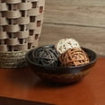 thumbnail image 3 of Hosley 9 Inch Diameter, Multi Colored Ceramic Bowl, 3 of 3