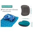 thumbnail image 4 of Ultralight Inflating Travel/Camping Pillows - Aluft 1.0 Compressible, Compact, Inflatable, Comfortable, Ergonomic Pillow for Neck and Lumbar Support While Camp, Hike, Backpacking Peacock Blue, 4 of 6