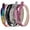 Assorted Color, variant on Qumonin Girls Glitter PU Leather Skinny Belts 4pcs - Size 10-12