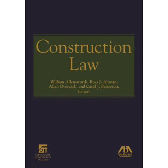 Pre-Owned Construction Law (Hardcover) 1604423234 9781604423235