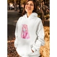 thumbnail image 2 of Anime Girl W Face Mask Hoodie Women -Image by Shutterstock, Female 5X-Large, 2 of 4
