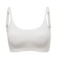 thumbnail image 4 of Penkiiy Camisole for Women Sleeveless Chest Pad Sports Running Fitness Yoga Tank Top Bra White Bras, 4 of 4