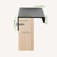 thumbnail image 4 of Manija invisible para gabinete, 12 manijas de puerta ocultas para gabinetes y cajones, la manija del cajón negra está hecha de aleación de aluminio y la manija del gabinete de cocina tiene 2, 4 of 4