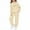 0-Beige433, variant on Kiijoy Girls Casual Outfits Graphic Pullover Hoodie Jogger Sweatpants Set, Sizes 2-14