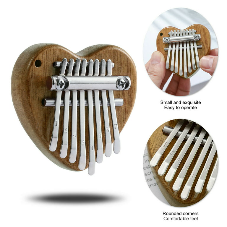 10 Key Kalimba Mini Portable Thumb Piano Finger Percussion