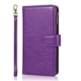 thumbnail image 3 of Allytech iPhone 11 Wallet Case, 9 Cards Holder Zipper Wallet Case for Women Men Shockproof Hand Strap Full Protective Flip Stand Case Cover for  Apple iPhone 11 6.1" -, 3 of 9