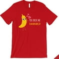 thumbnail image 2 of Drive Me Bananas Red Couples Matching T-Shirts Cute Couples Gift, 2 of 5
