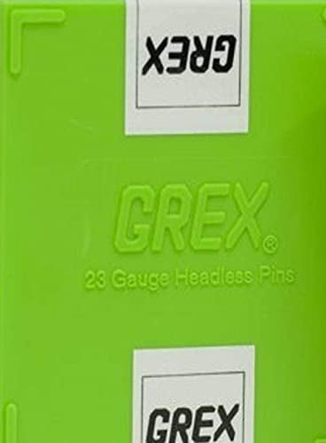 GREX P6/35L 23 Gauge 1-3/8-Inch Length Headless Pins 10,000 per box 