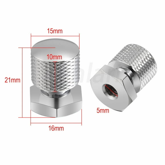 Benlari Chrome Solo Seat Nuts Seat Mounting Nuts 1/4"-20 Thread Compatible for Harley Davidson Touring Softail Street Glide Road Glide Road King