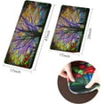 thumbnail image 2 of Floor Comfort Mats 2 Pieces Kitchen Rugs PVC Leather Waterproof Long Runner Rug Purple Home Office Non Slip Standing Mat Set Anti Fatigue Doormat 17" W x 29" L + 17" W x 47" L - Glorious Tree, 2 of 6