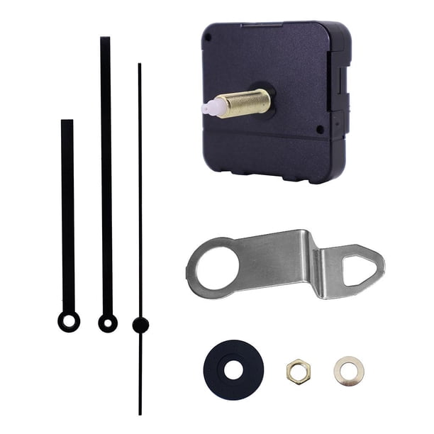 Movimiento de reloj de de eje largo de 24 mm/0,94 pulgadas de longitud de rosca con 3 manecillas para de hasta 20 mm/0,79 pulgadas Yinane Movimiento de reloj de pared de cuarzo