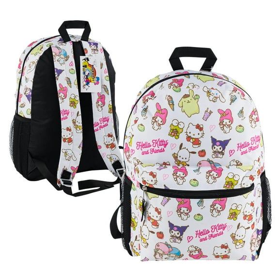 Hello Kitty & Friends 16 inches Large Allover Print Backpack