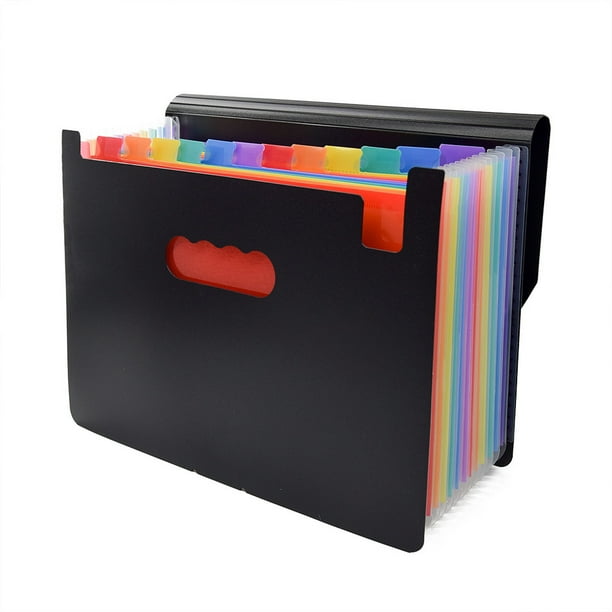Briartw Carpeta De Bolsillo De Plástico Resistente Con Puntas