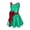 Green, variant on Kids Girls Christmas Elf Costume Santa Claus Striped Sequin Ballet Leotard Dance Tutu Dress Red 10
