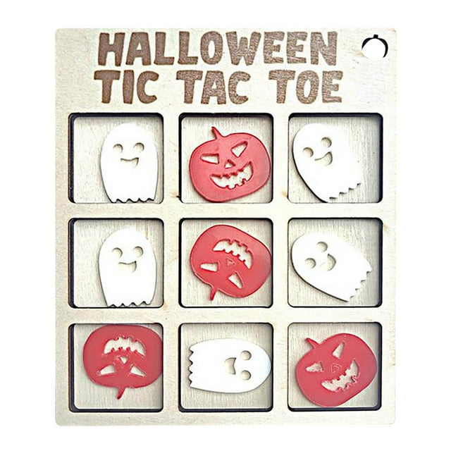 Juegos de mesa familiares Juego de mesa clásico Juego de mesa educativo Juguetes educativos Juego de mesa de estrategia para adolescentes y adultos Halloween Figuras recortadas de madera Calabaza