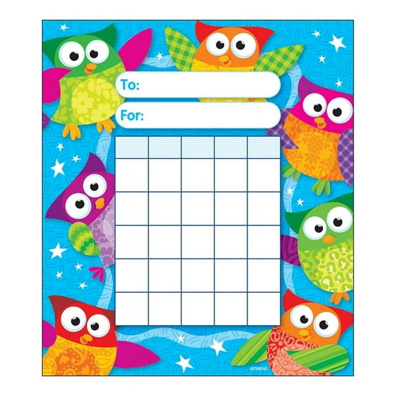Trend, TEP73034, Owl-Stars Incentive Pad, 36 / Pad