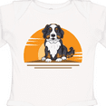 thumbnail image 4 of Inktastic Bernese Mountain Dog Boys or Girls Long Sleeve Baby Bodysuit, 4 of 5