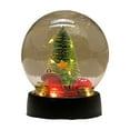 thumbnail image 2 of 1 PC Christmas Snow Globe Glass Ball Night Light, Christmas Tree Snowman Santa Plastic Ball Christmas Night Light for Home Decor Desk Lamp, Xmas Snowman Gift, 2 of 6