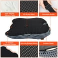 thumbnail image 4 of Cojín de cuña para asiento de coche, cojín de cuña para asiento de coche, cojín de cuña para asiento de coche, cojín ergonómico de espuma viscoelástica para coche, silla de oficina, 4 of 4