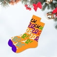 thumbnail image 2 of Clearance Sale Ukumplol Mens Socks Christmas Stockings Damp Socks Cotton Middle Men's Winter Snowflake and Men's Santa Autumn Socks Stocking Stuffers for Adults Men Orange One Size, 2 of 2