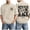 Beige@GC@, variant on Mens Vintage T-Shirts Short Sleeve Distressed T Shirts for Men Crew Neck Letter Graphic Y2K Streetwear Tee Tops