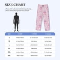 thumbnail image 4 of Picia pink bows Pattern Mens Soft Woven Cotton Elastic Waistband Sleep Pajama Pant Lounge Sleep Pant With Pockets And Drawstring-Small, 4 of 6