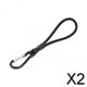 thumbnail image 1 of 2x Cuerda elástica con mosquetón Correa elástica Cuerda elástica resistente para exteriores Mini 2 piezas, 1 of 8