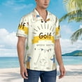 thumbnail image 3 of Balery Golf Icons And Golfer Camisas hawaianas de manga corta para hombre, camisas playeras de corte holgado, camisas de vacaciones con botones,X-Large, 3 of 7