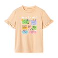 thumbnail image 2 of Camiseta para mujer Tops de verano Camiseta simple con cuello redondo para vacaciones Mujer S, 2 of 7