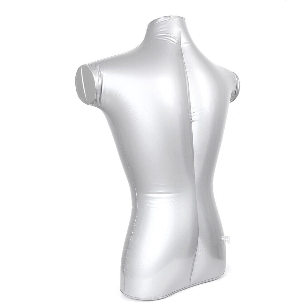 Yannee New 1 Pcs Male Upper Half Body Without Arm Top Shirt Display Inflatable Mannequin Men Dummy Torso Model 1003
