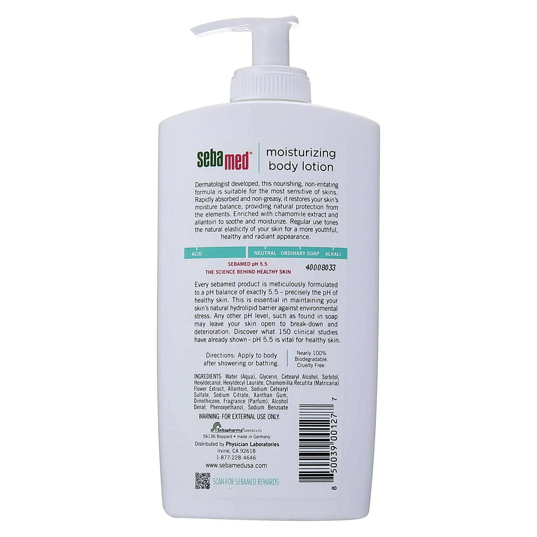Sebamed Moisturizing Body Lotion, Sensitive Skin 13.50 oz - (Pack of 6)