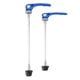 thumbnail image 2 of 1 par de brochetas para bicicleta de montaña, juego de brochetas para eje trasero delantero de liberación rápida para bicicleta de carretera (azul), 2 of 8